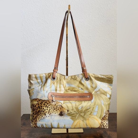 Salvatore Ferragamo Handbags - Salvatore Ferragamo Nylon Printed Tote